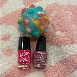 Color Vibe and L.A. Colors Nail Polish Set